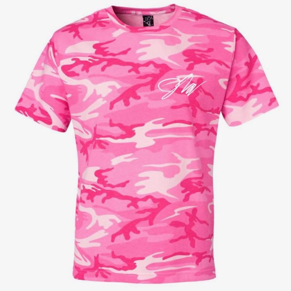 LIMITED EDITION ‘JAKE PAUL’ PINK CAMO TEE